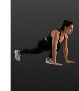 Plank Into Lunge - full-body exercise
