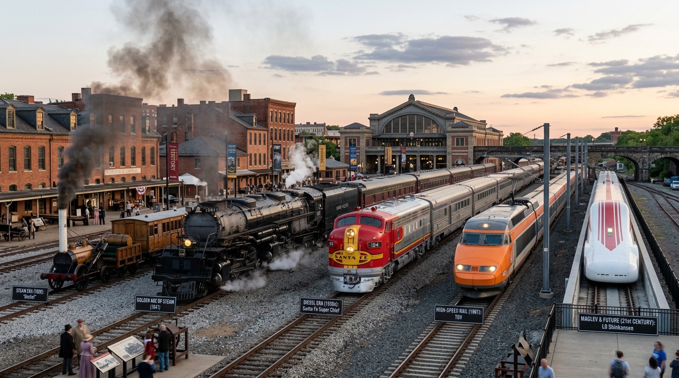 Rails Through Time: The Evolution of the Train